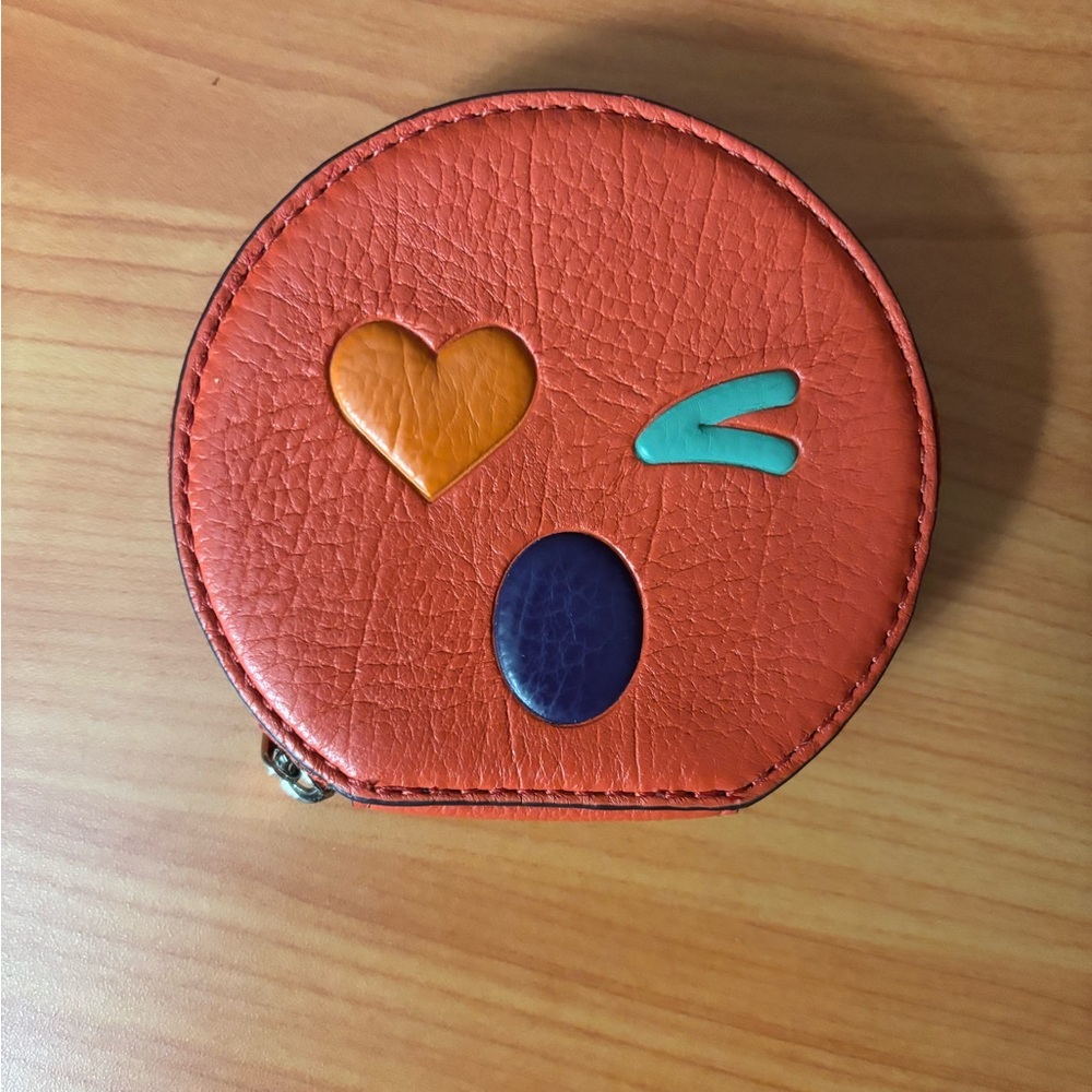 Colorful COACH Emoji  Coin Purse